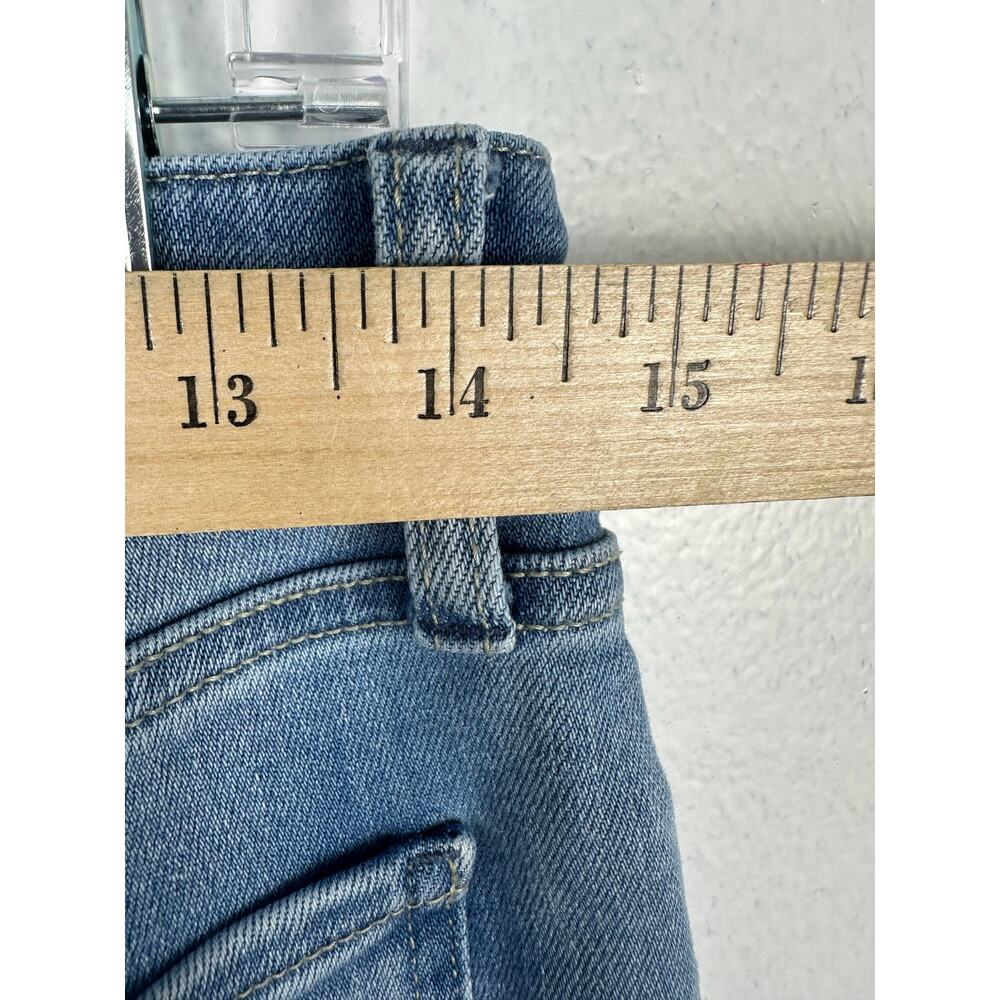 Quince Women's stretch high rise wide leg jeans Size 30 frosted blue comfortable - Picture 6 of 7